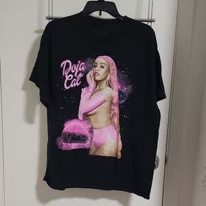 Doja Cat Hot Pink Portrait Official Graphic T-Shirt Size L
